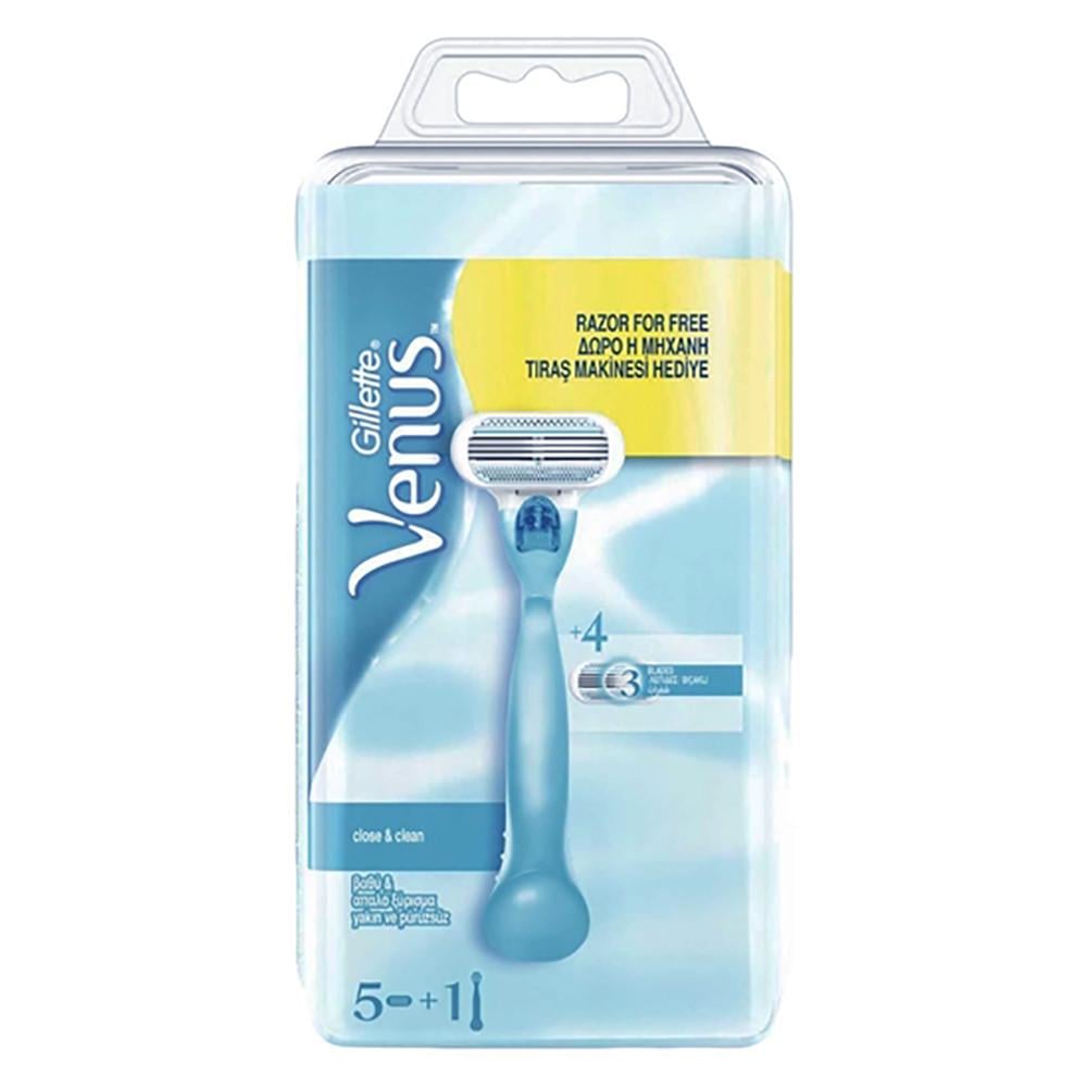 Станок для бритья женский Gillette Venus Smooth и 5 катриджей