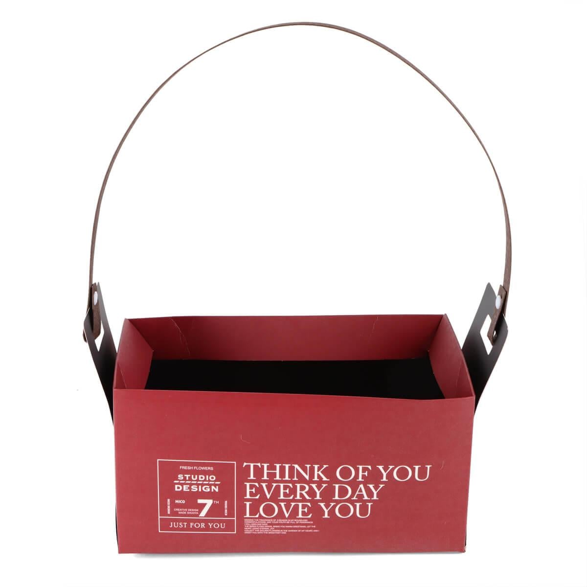 Коробка для цветов Elisey Love You 10 шт. (8916-004-2)