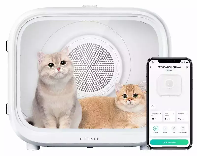 Сушарка PETKIT AIRSALON Max Pro Smart Pet Dryer PD 10-PRO White - фото 2