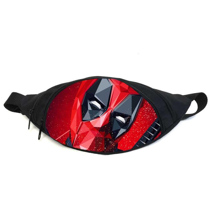 Поясная сумка-бананка Cappuccino Toys Дэдпул GB-deadpool 01 Черный (2399979994)