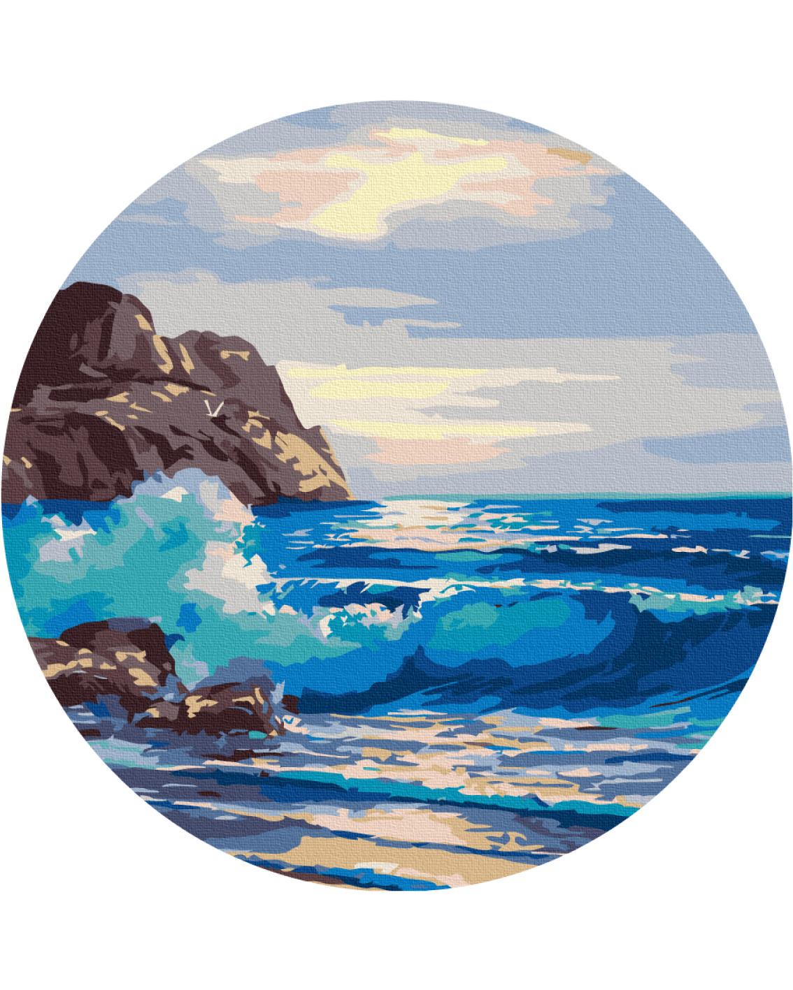 Картина по номерам Brushme Утро на море 30 см (RC00049M)