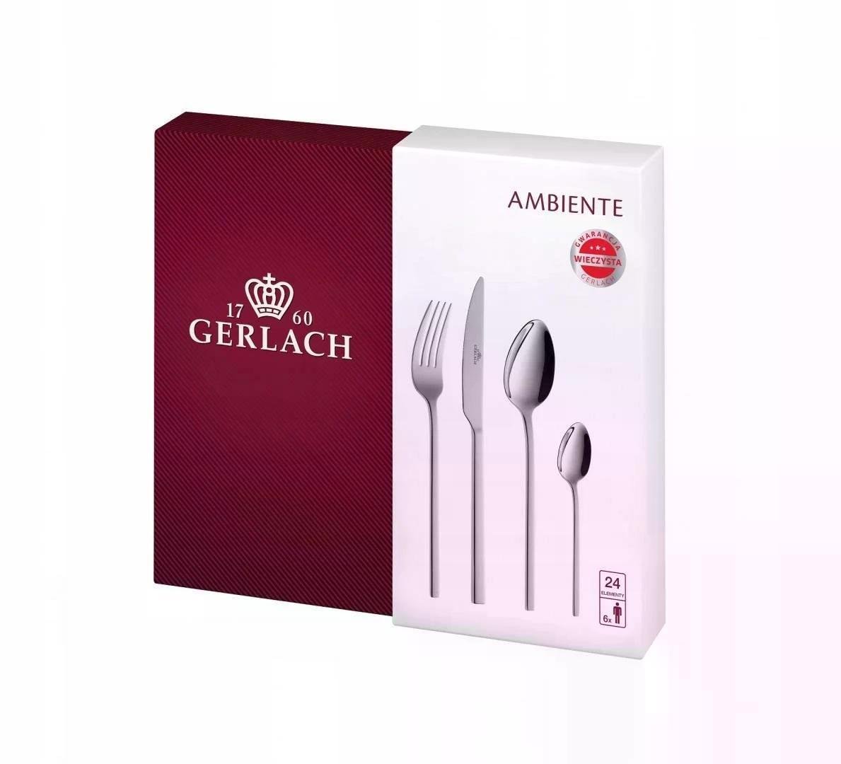 Набор столовых приборов Gerlach Ambiente 24 предмета 6 персон