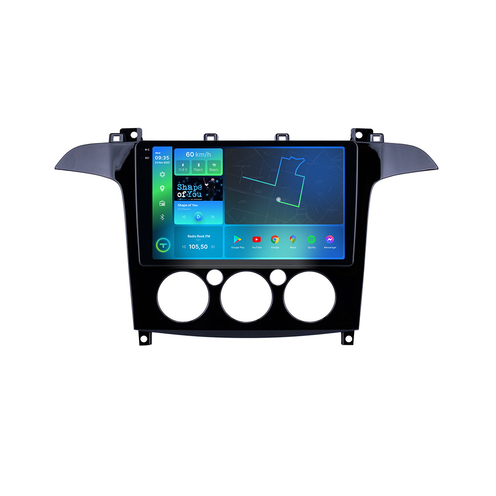 Автомагнитола штатная Torssen 2K F9332 для Ford S-max 2008-2010 г. 4G/Carplay/DSP 3/32 GB 9" (202301022)