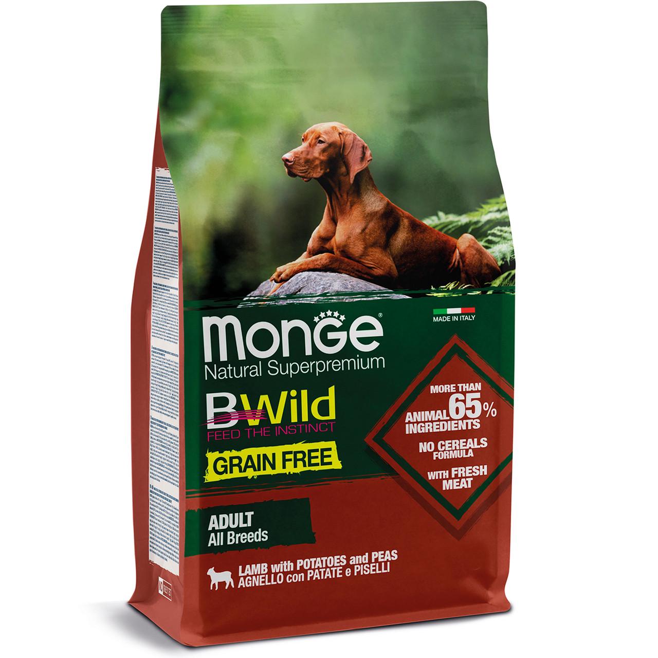 Корм для собак Monge BWild Grain free Ягня 2,5 кг (7001723)