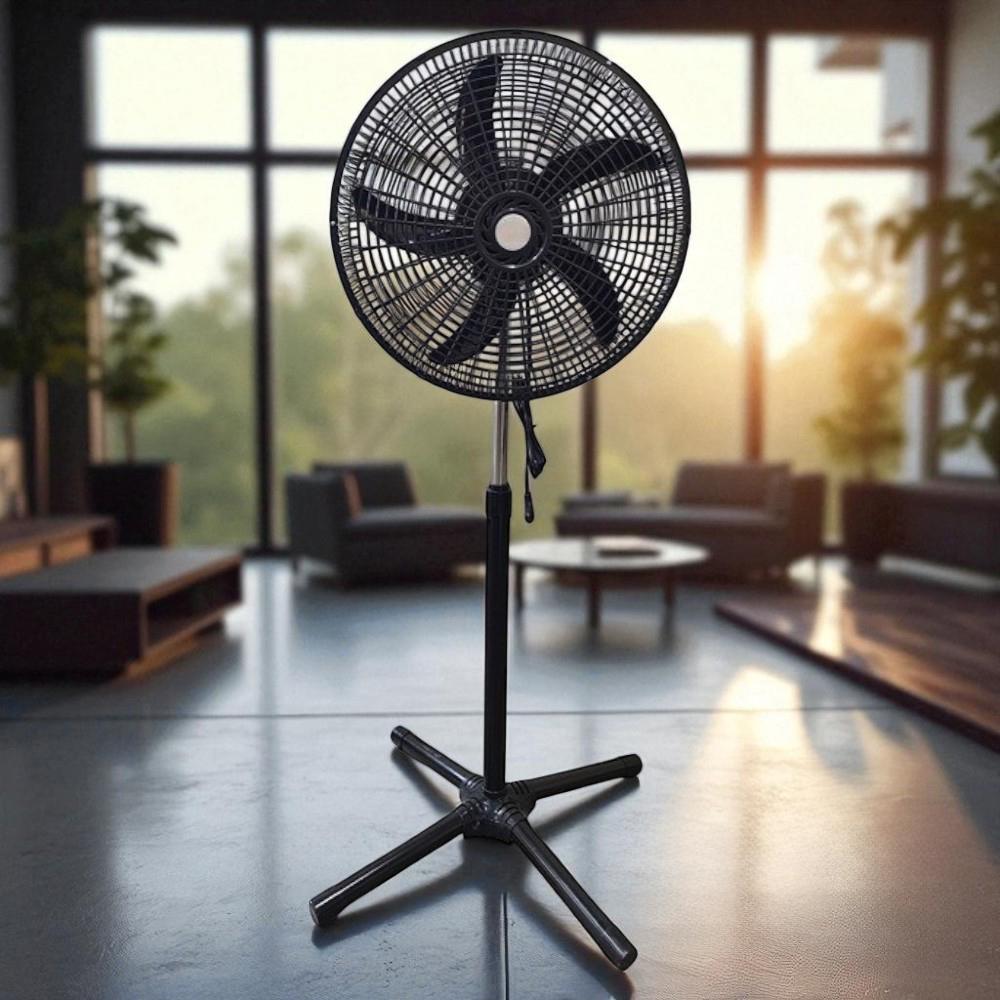 Вентилятор напольный BITEK 46 см 3 режима телескопическая ножка Черный (27382899)