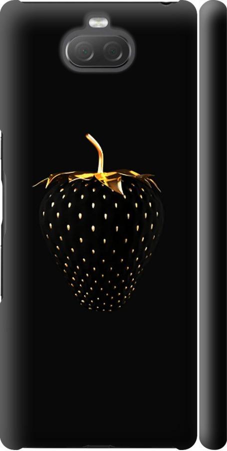 Чехол на Sony Xperia 10 Plus I4213 Черная клубника (3585m-1690-42517)