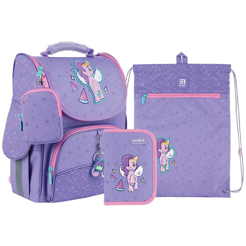 Шкільний рюкзак KITE SET LP24-501S My Little Pony з пеналом та сумкою для взуття (994189)