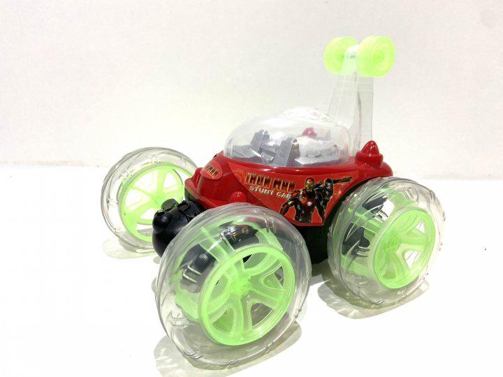 Машинка перевертыш на радиоуправлении Bambi9802 M-3 трюковая со световыми и звуковыми эффектами Красный (41720589)