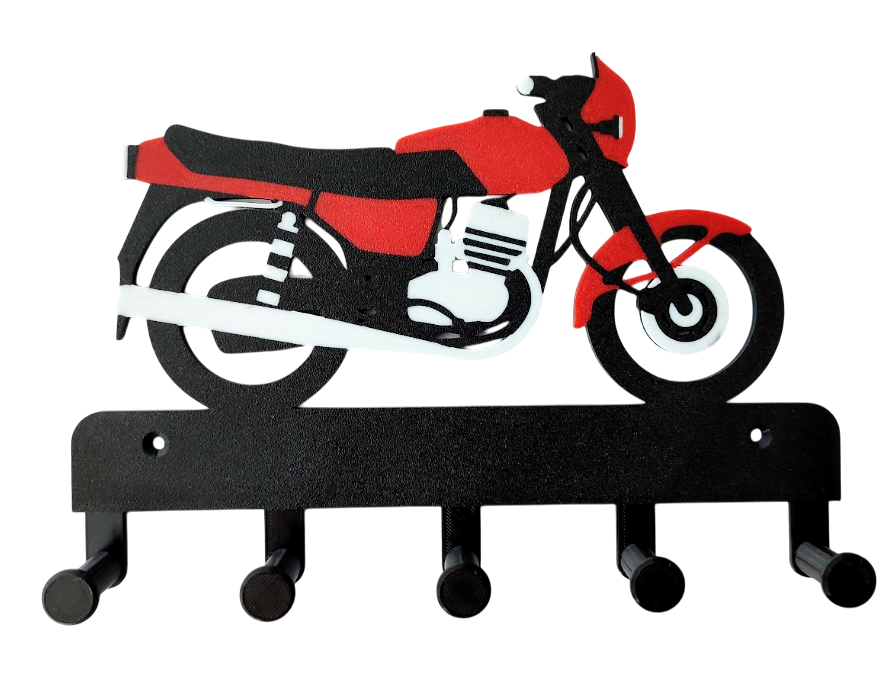 Ключница вешалка мото Jawa 638 5 крючков (821)