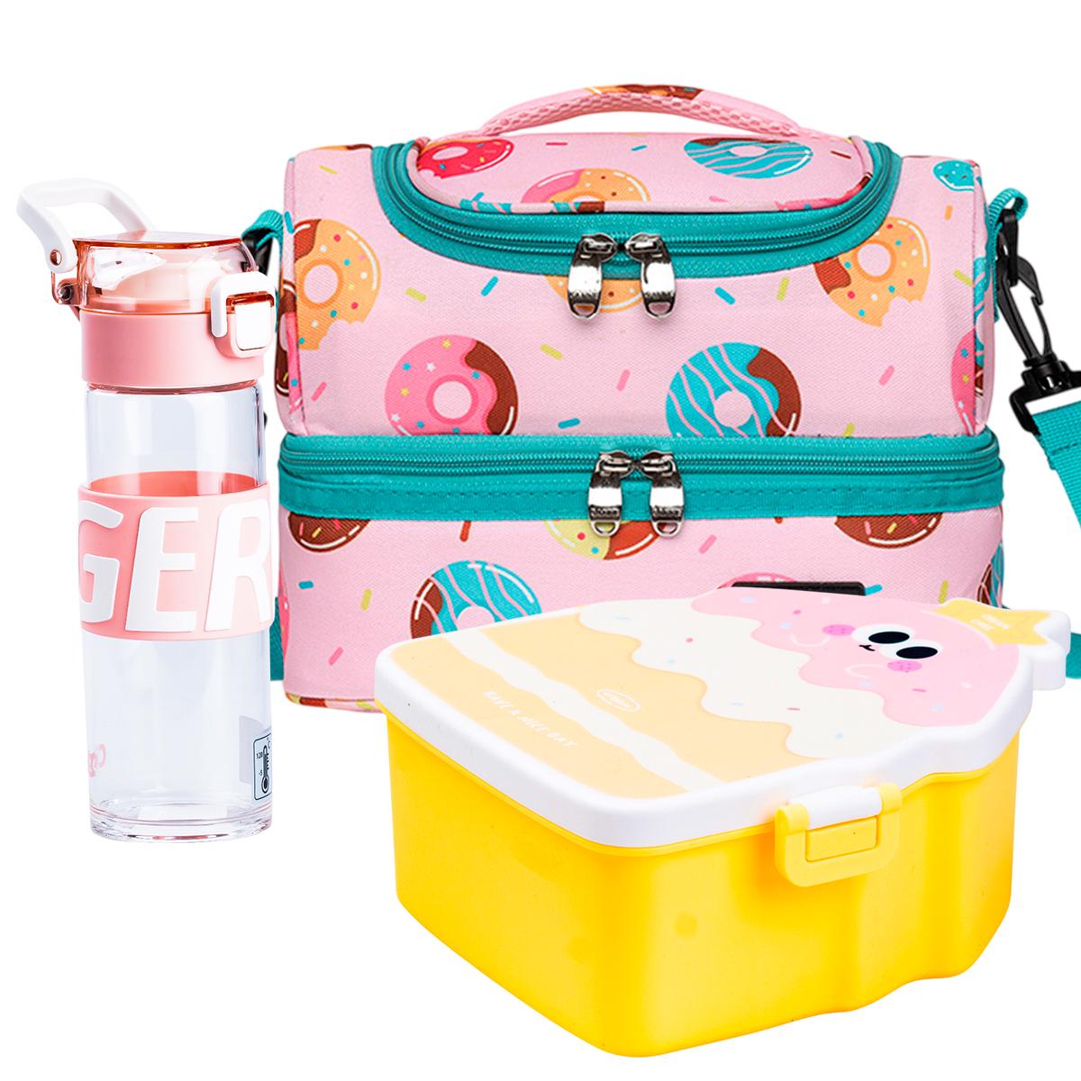 Комплект для школи Clear ланч-бег з пляшкою для води 460 мл та ланч-боксом (CPMPR046)