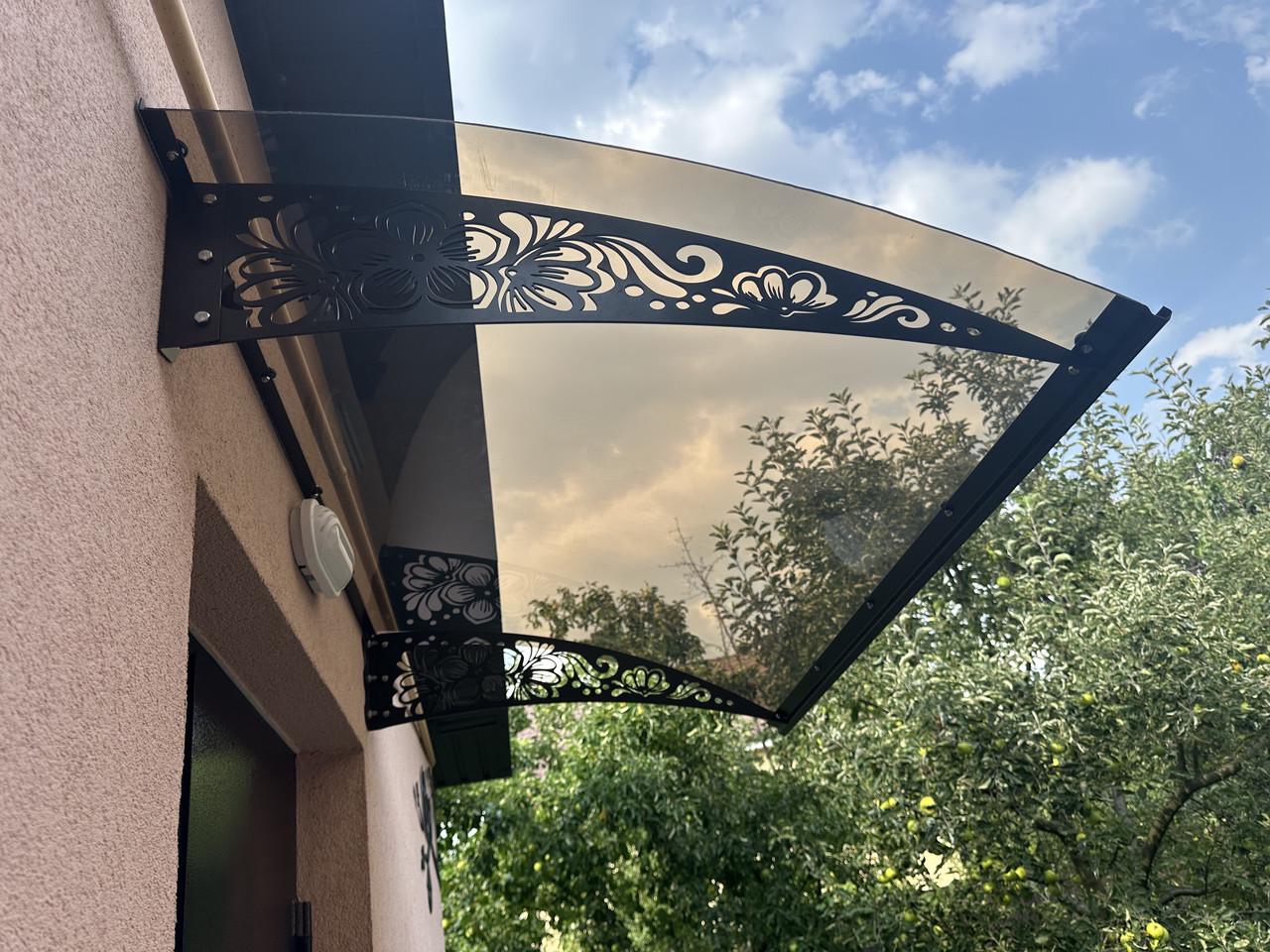 Навес-козырек Prime Цветы 2 поликарбонат монолитный 3 мм 150х100 см (30424052) - фото 3 Навес-козырек Prime Цветы 2 поликарбонат монолитный 3 мм 150х100 см (30424052) - фото 3