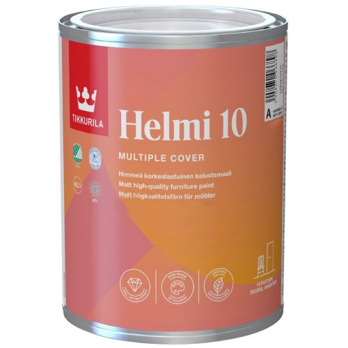 Краска для мебели TIKKURILA Helmi 10 База С 0,9 л (2446119647)