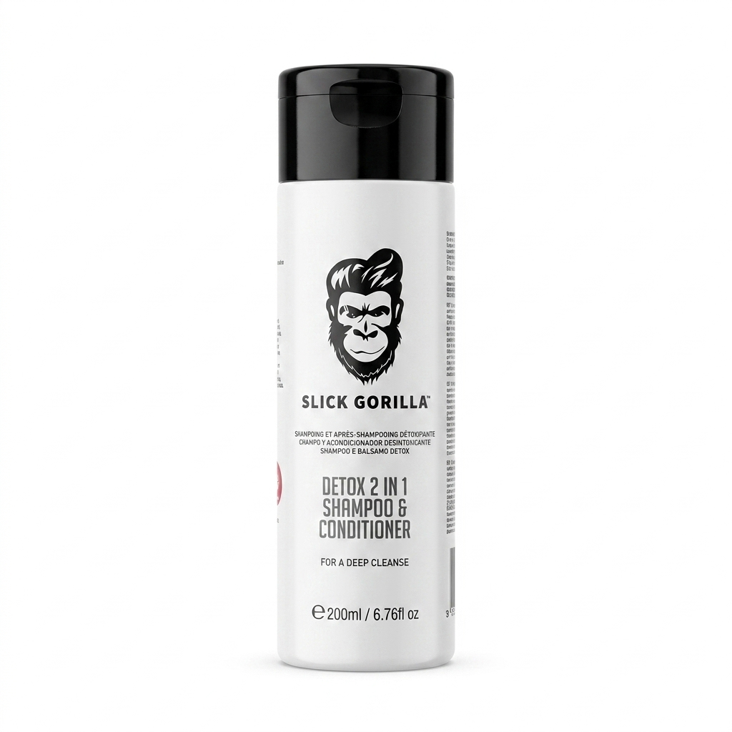 Шампунь та кондиціонер для волосся Slick Gorilla 2в1 200 мл (SGDETX)