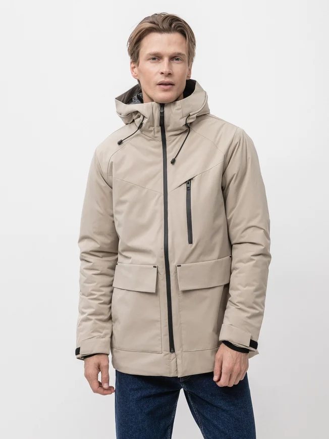 Парка Jack & Jones Kaiser Parka S Бежевий (21314823)