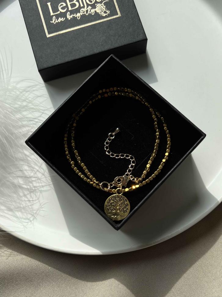 Чокер LeBijou з підвіскою дерево життя Золотий (5590)