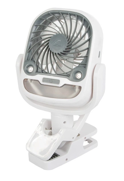 Вентилятор увлажнитель воздуха 2в1 2000 мАч USB RGB с 3 скоростями подсветкой и вращением на 360 градусов (opt-16644)