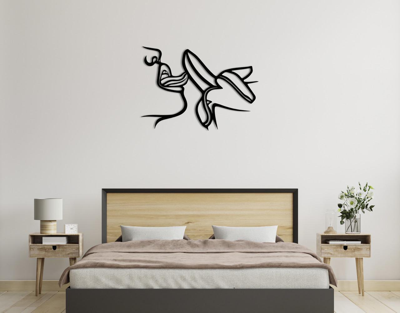 Декоративное панно на стену Upwood Decor Banana 50х70 см Black (1528274673)