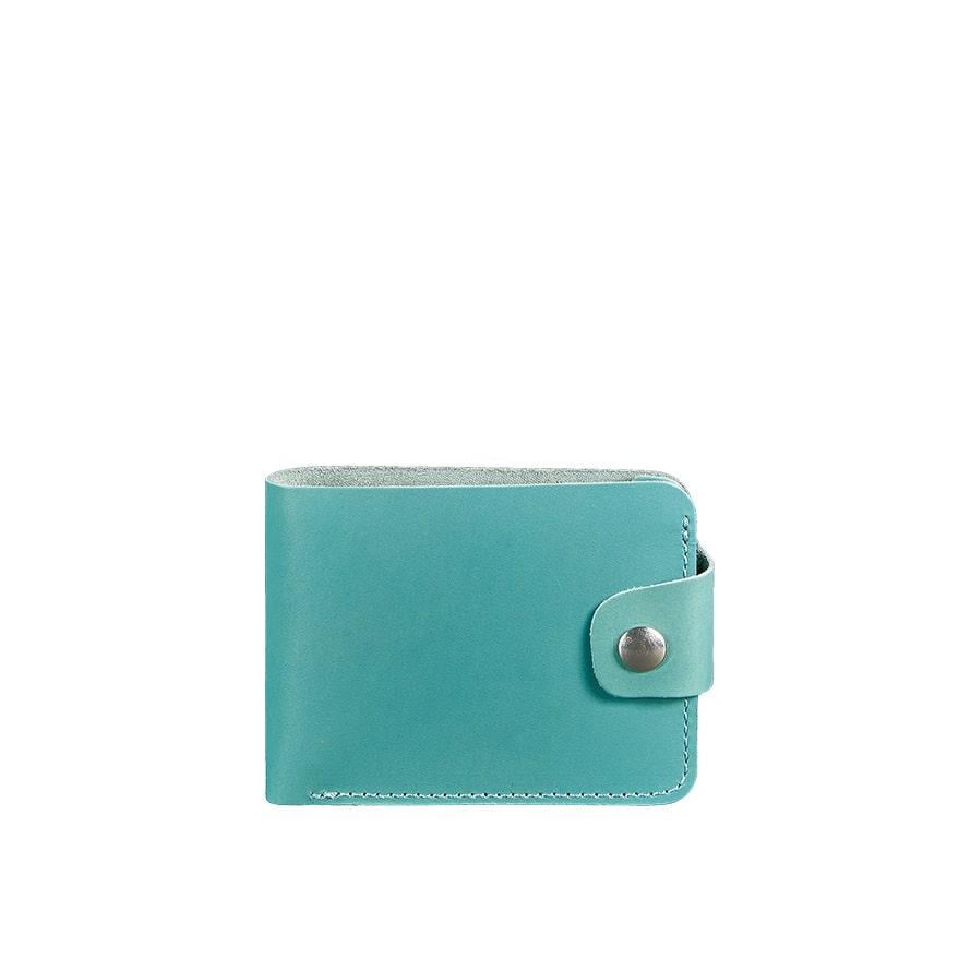 Портмоне шкіряне жіноче BlankNote BlankNote 4.3 Бірюзовий (A-026447)