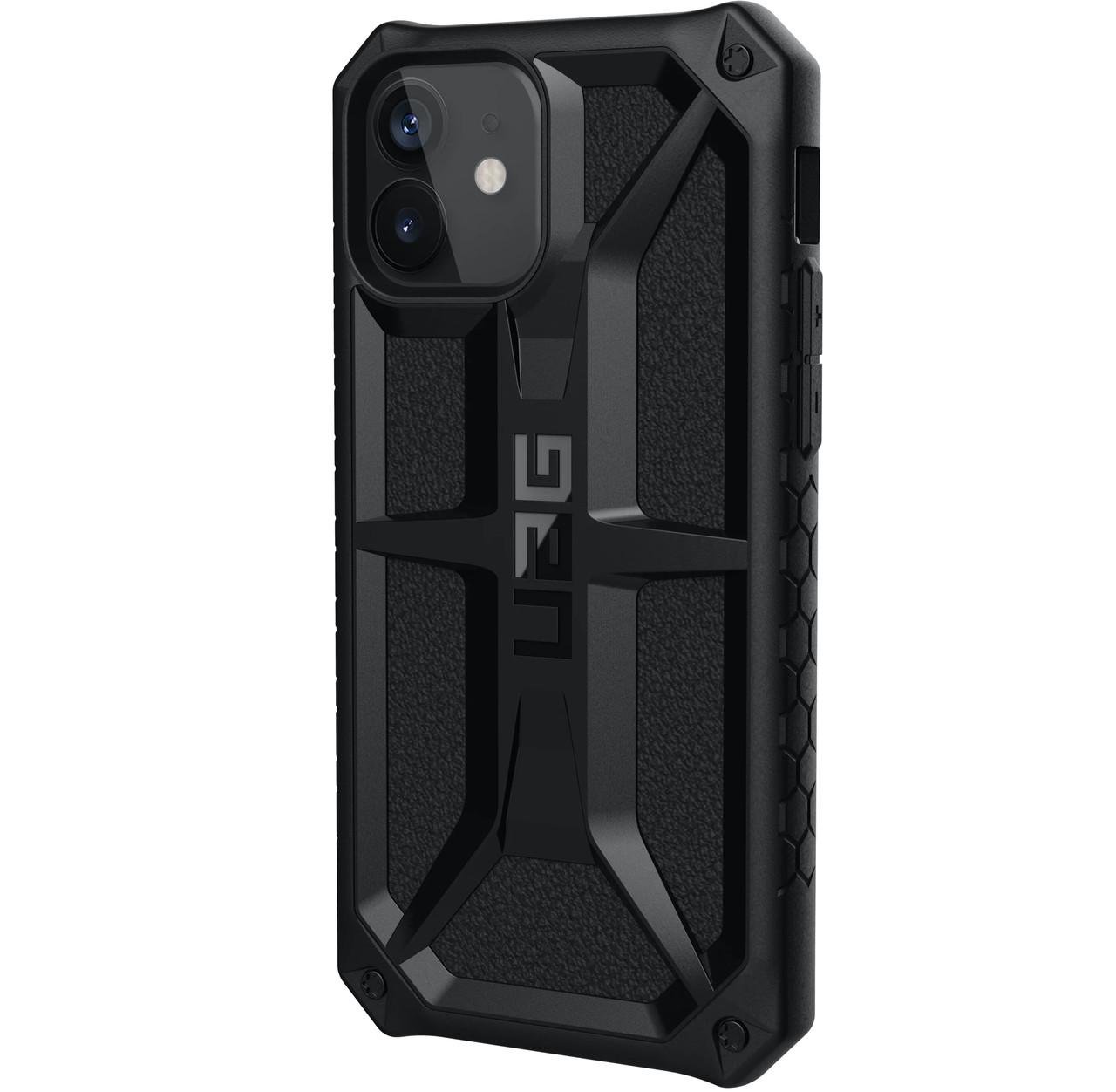 Протиударний чохол-накладка UAG Monarch Case for iPhone 12/12 Pro, Black