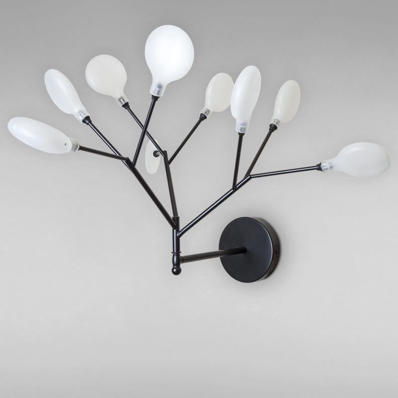 Настенный светильник LS-18021-9 Черный/Белый