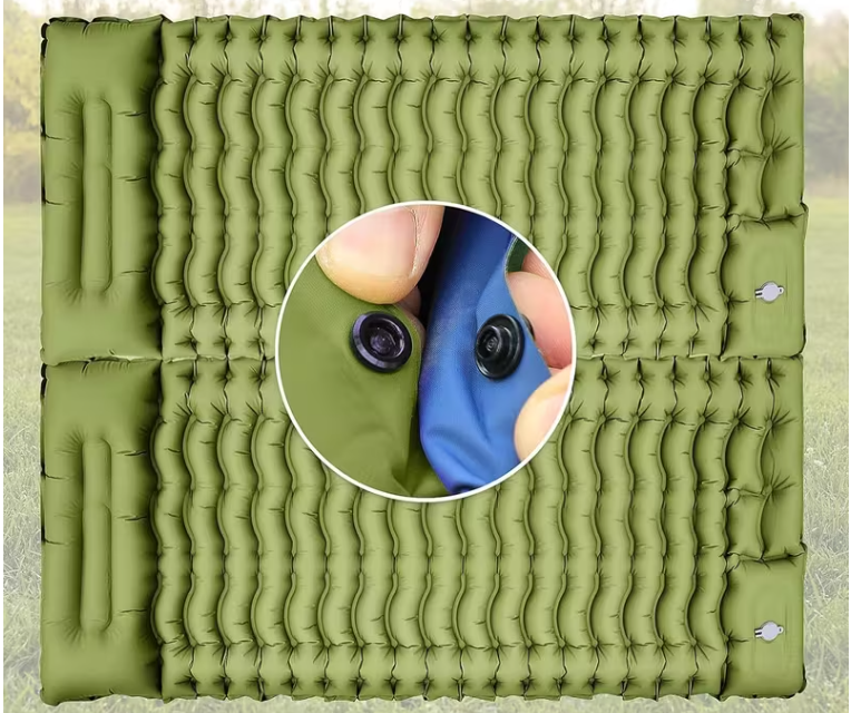 Килимок туристичний з вбудованою системою накачування та з подушкою 201x70 см (1408) - фото 5