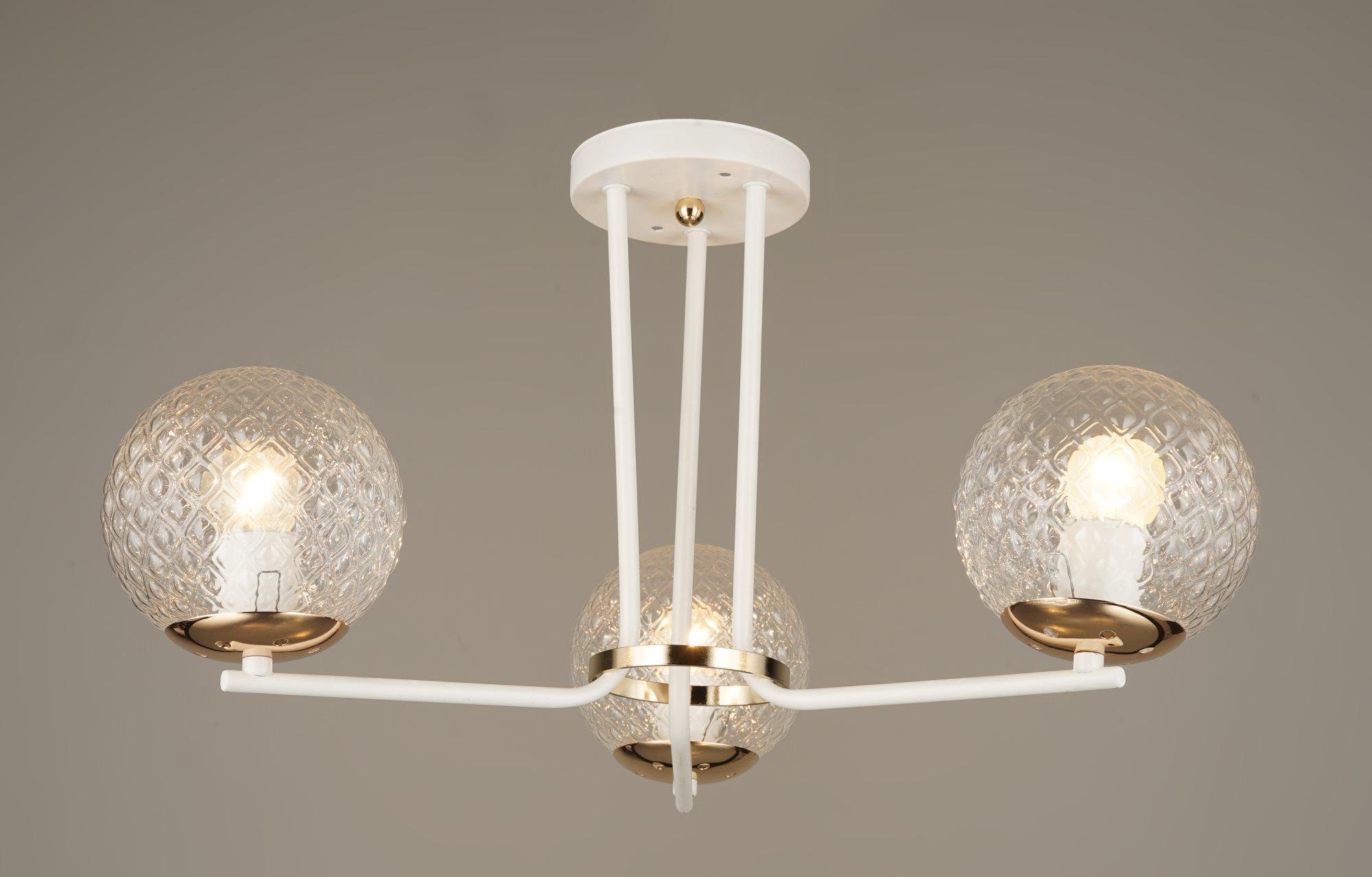 Люстра декоративная Sirius В A3584/3 WT+FGD