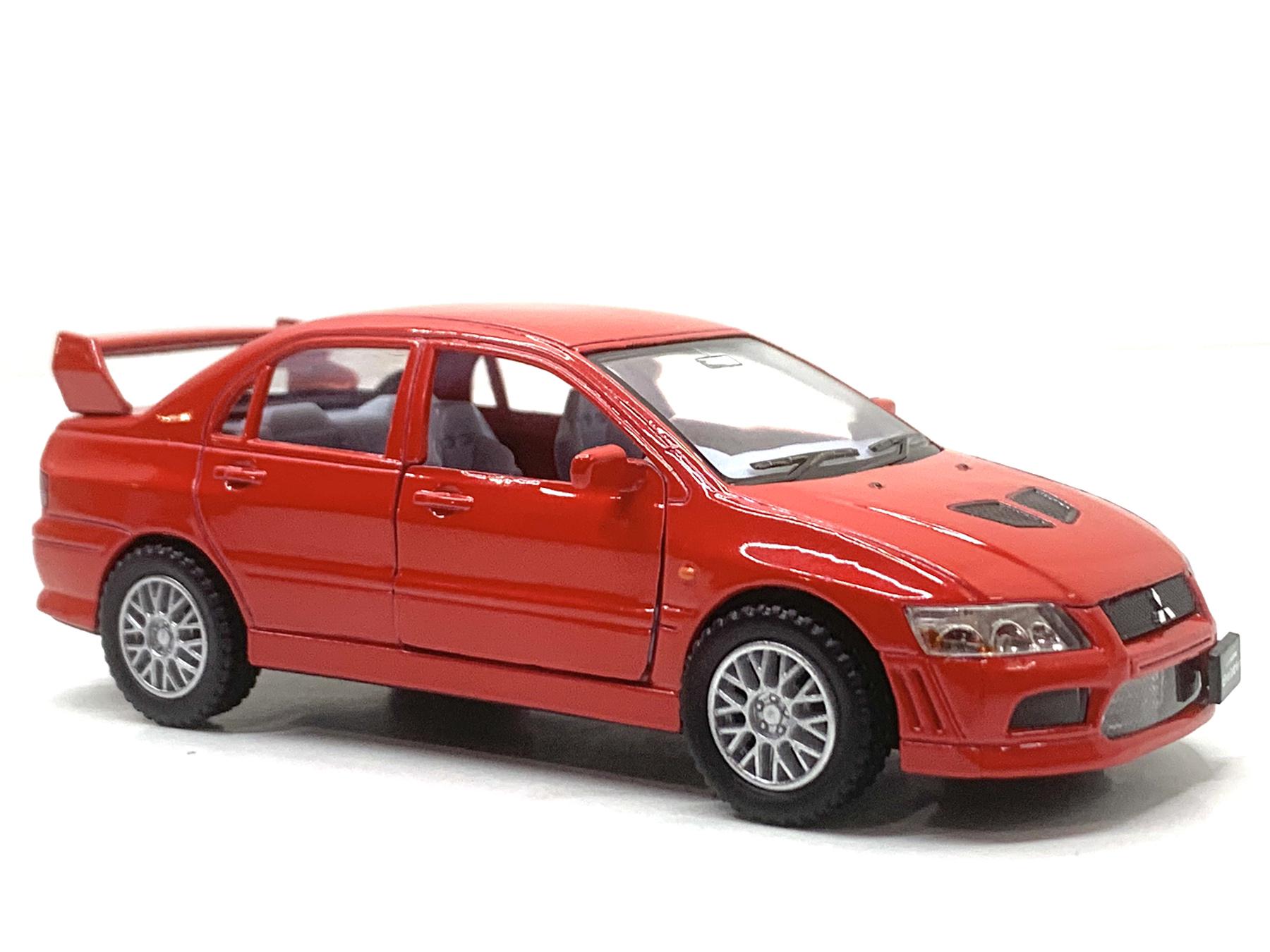 Машинка Kinsmart Mitsubishi Lancer Evolution VII металлическая Красный (KT5052W)