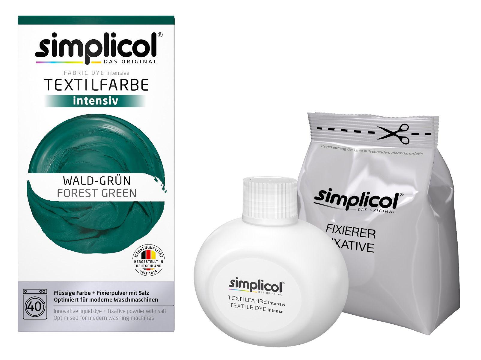 Краска для одежды Simplicol Intensiv Forest Green (1812) - фото 2 Краска для одежды Simplicol Intensiv Forest Green (1812) - фото 2