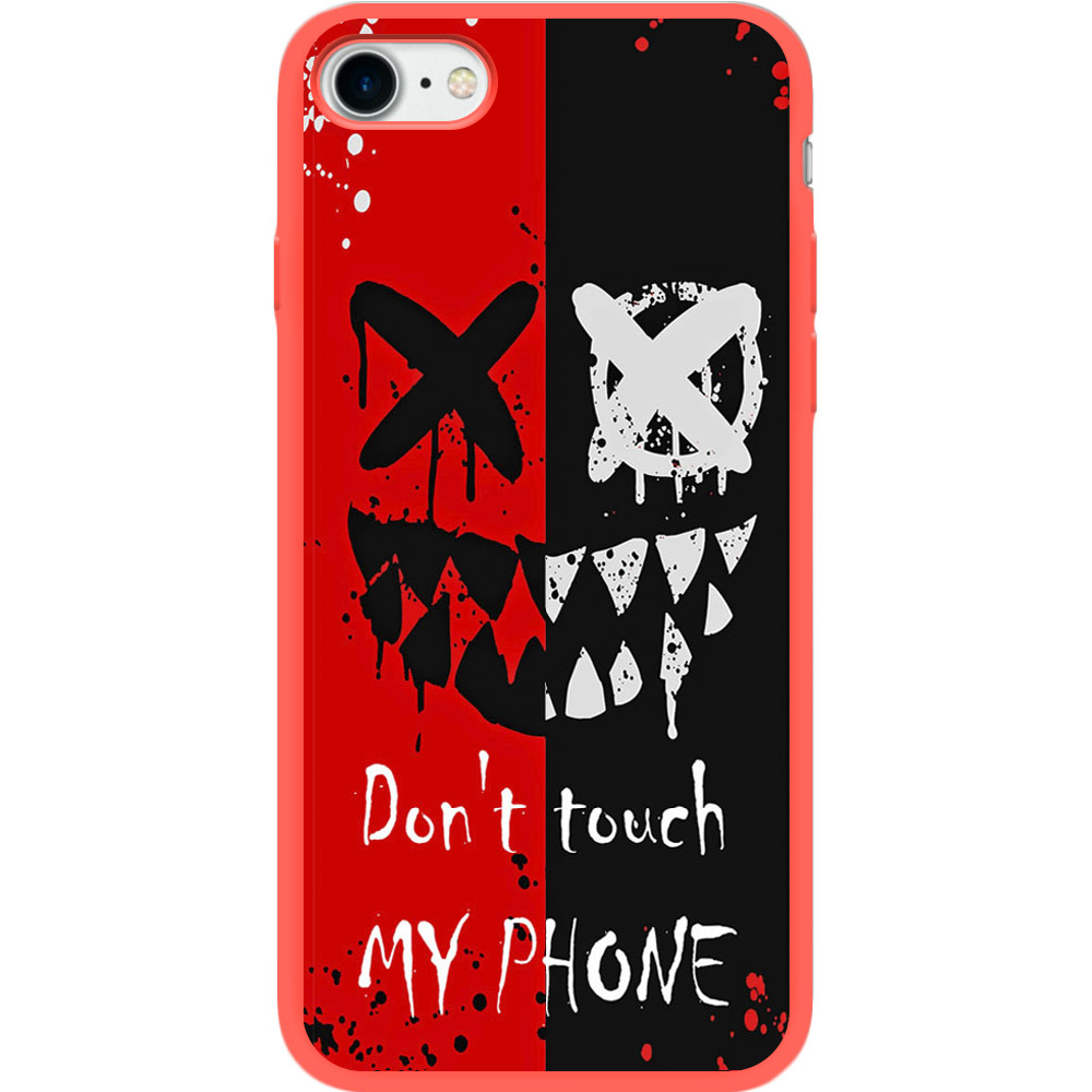 Чохол BoxFace Apple iPhone 7/8 SE 2020 Bad Smile Червоний силікон (26205-up2468-35445)