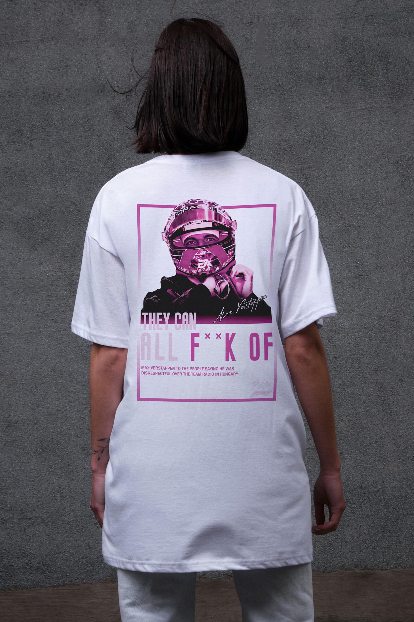 Футболка женская Without с принтом Verstappen оверсайз L/XL White (L8049679) Футболка женская Without с принтом Verstappen оверсайз L/XL White (L8049679)