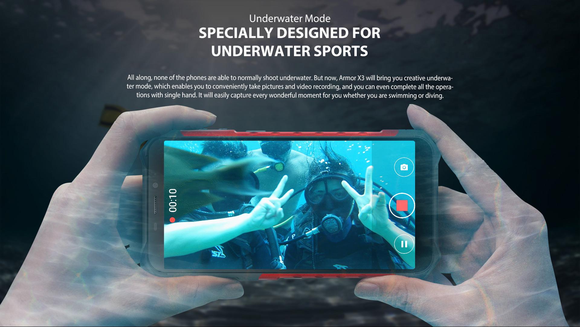 Смартфон Ulefone Armor X3 2/32GB Red - фото 11