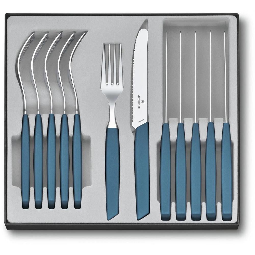 Набір кухонний Victorinox Swiss Modern Table Set tomato 12 шт. Синій (58-79-Vx69096.11W2.12) - фото 1