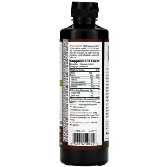 Комплекс для профилактики работы головного мозга Nature's Way Organic MCT Oil 16 fl oz 480 мл (NWY-10895) - фото 2