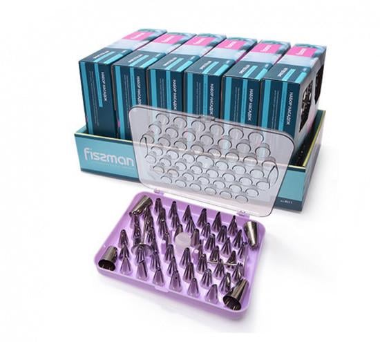 Набор насадок на кондитерский мешок Fissman 52 из нержавеющей стали (8511)