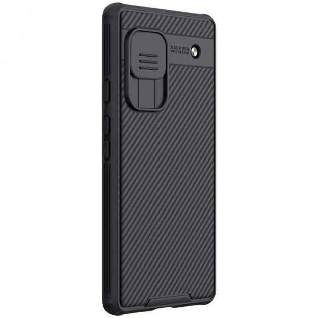 Чехол бампер Nillkin CamShield Pro для Google Pixel 6a Black - фото 3