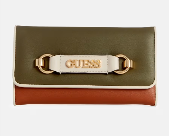 Кошелек Guess Lorlie Color-Block Slim Clutch Wallet 14490775 (15120808)