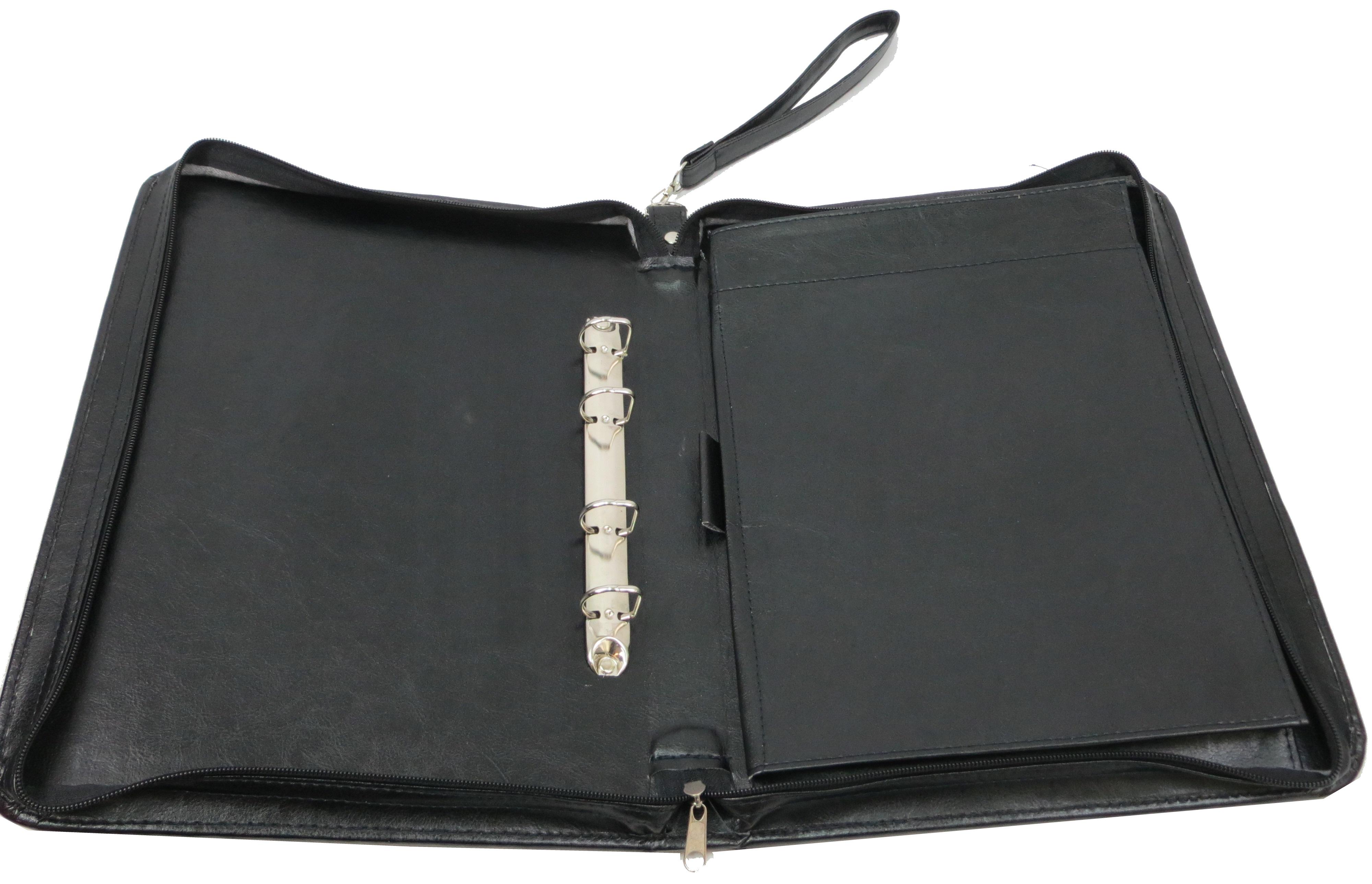 Папка деловая Exclusive для документов из экокожи Черный (710800-4 black) - фото 4 Папка деловая Exclusive для документов из экокожи Черный (710800-4 black) - фото 4