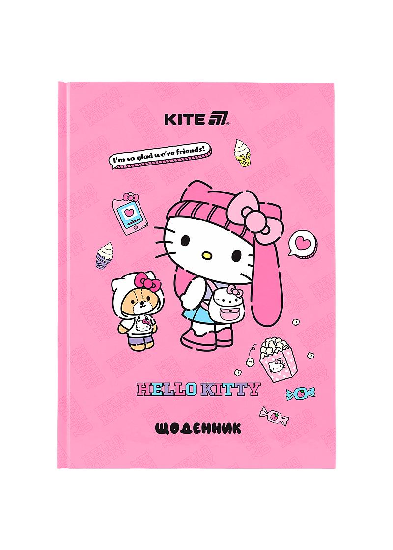 Дневник школьный KITE Hello Kitty твердая обложка (HK25-262-2)