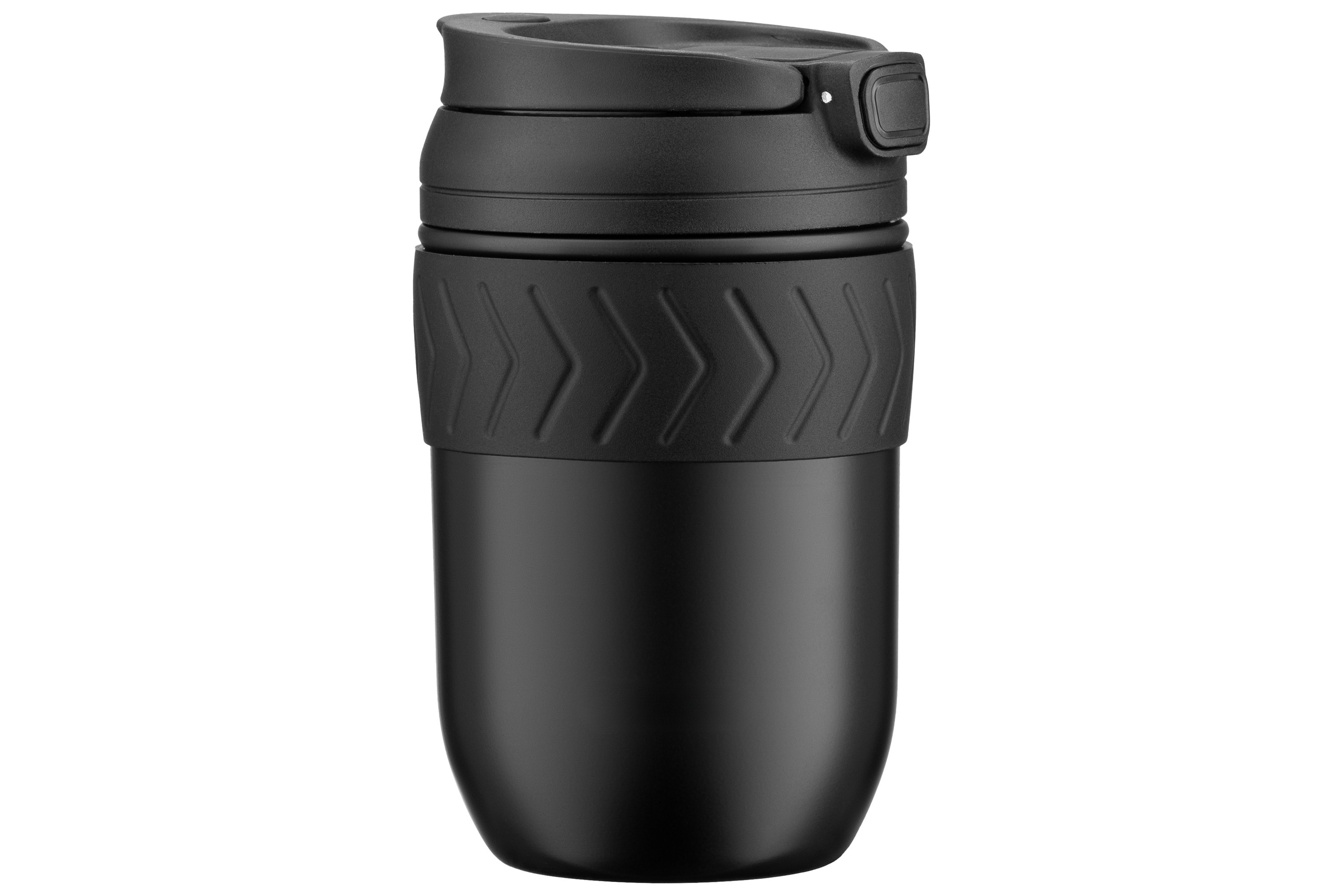 Термокружка для горячих и холодных напитков с трубочкой в ​​машину из нержавеющей стали 400 мл 13,6x9,1 см Черный (AR2640BT1)