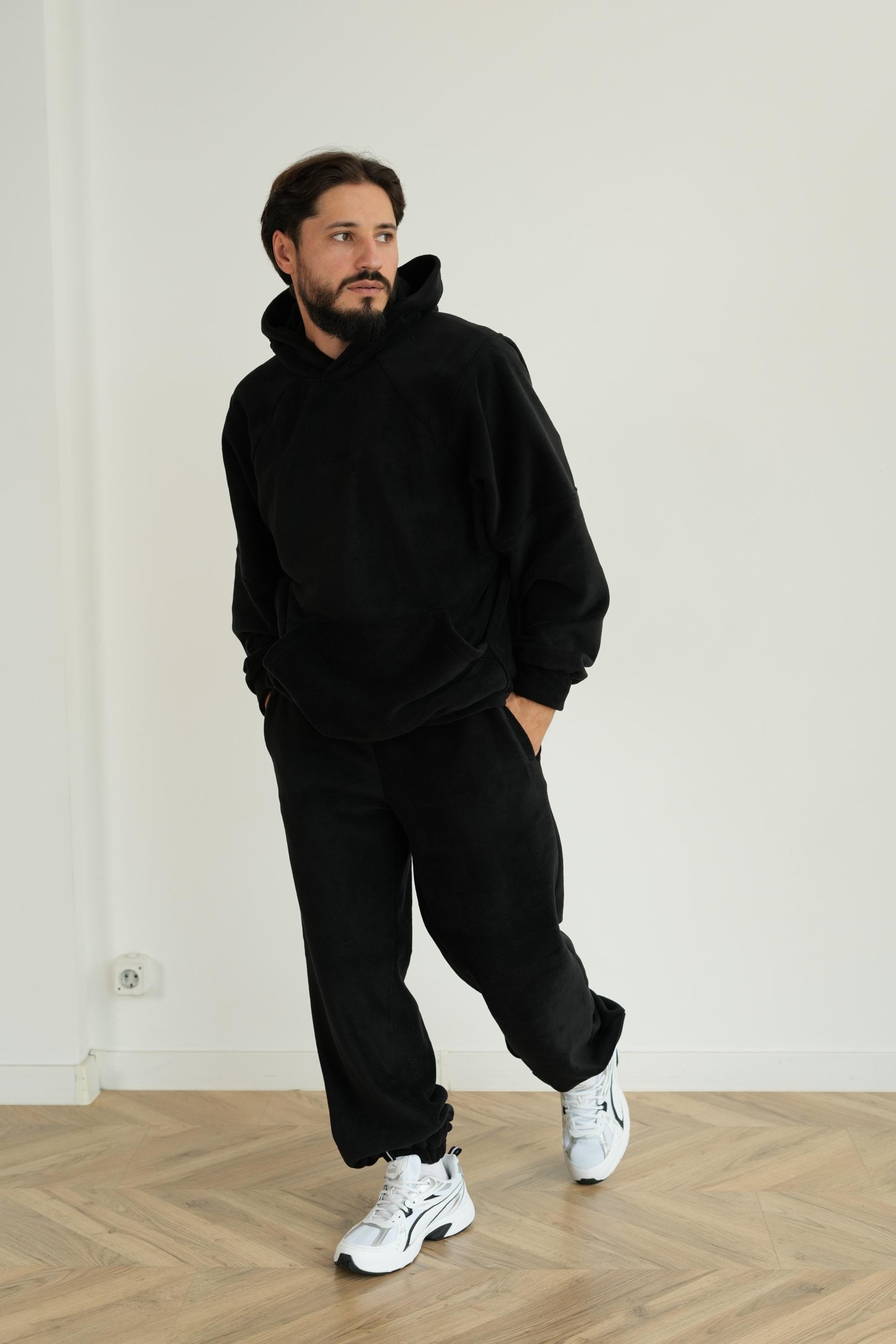 Костюм чоловічий флісовий BASE 3XL Чорний (10201XXXLm)