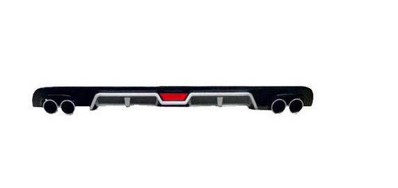 Накладка на задний диффузор Niken для Volkswagen Jetta 2011-2018 пластик 21619