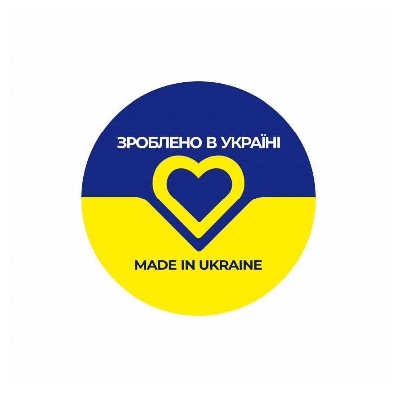 Стікер "Зроблено в Україні" 42 мм 24 шт. (02075)