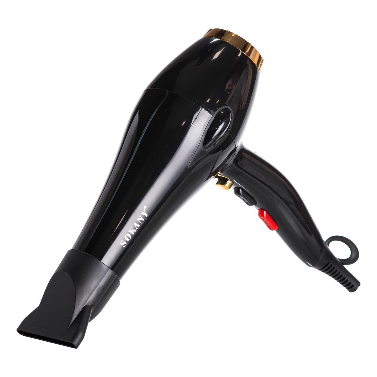 Фен для волос Sokany SK-2213 с диффузором и концентратором 2600 Вт (7412)