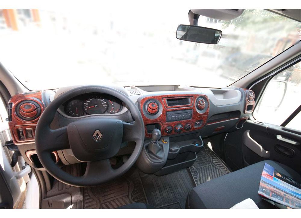 Накладки на панель Дерево Meric для Renault Master 2011-2023 гг. Фактура под дерево