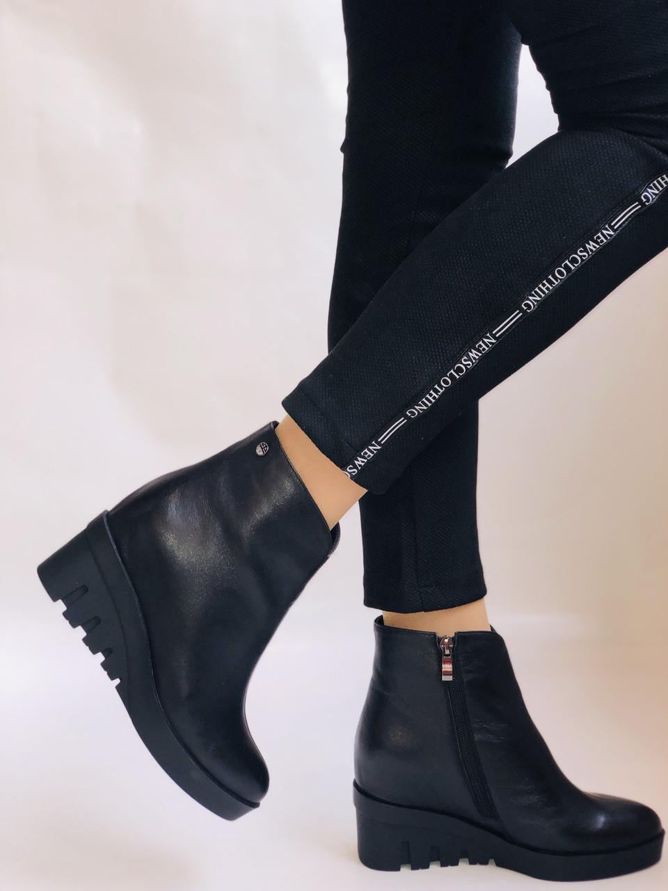 Ботинки женские осенние Erisses р. 36 23 см Черный (2331)