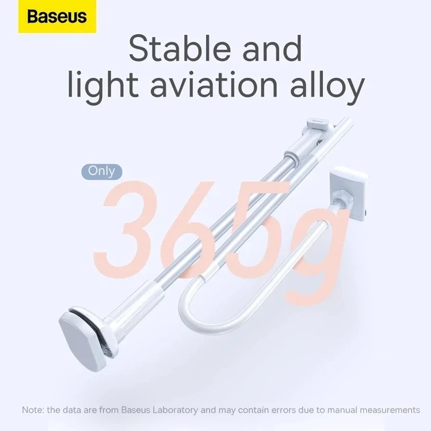 Тримач для телефона Baseus Unlimited adjustment lazy phone holder silver (KST-SULR-0S) - фото 6