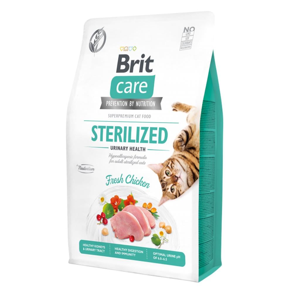 Сухой корм для котов Brit Care Cat GF Sterilized Urinary Health - 7 кг - фото 2