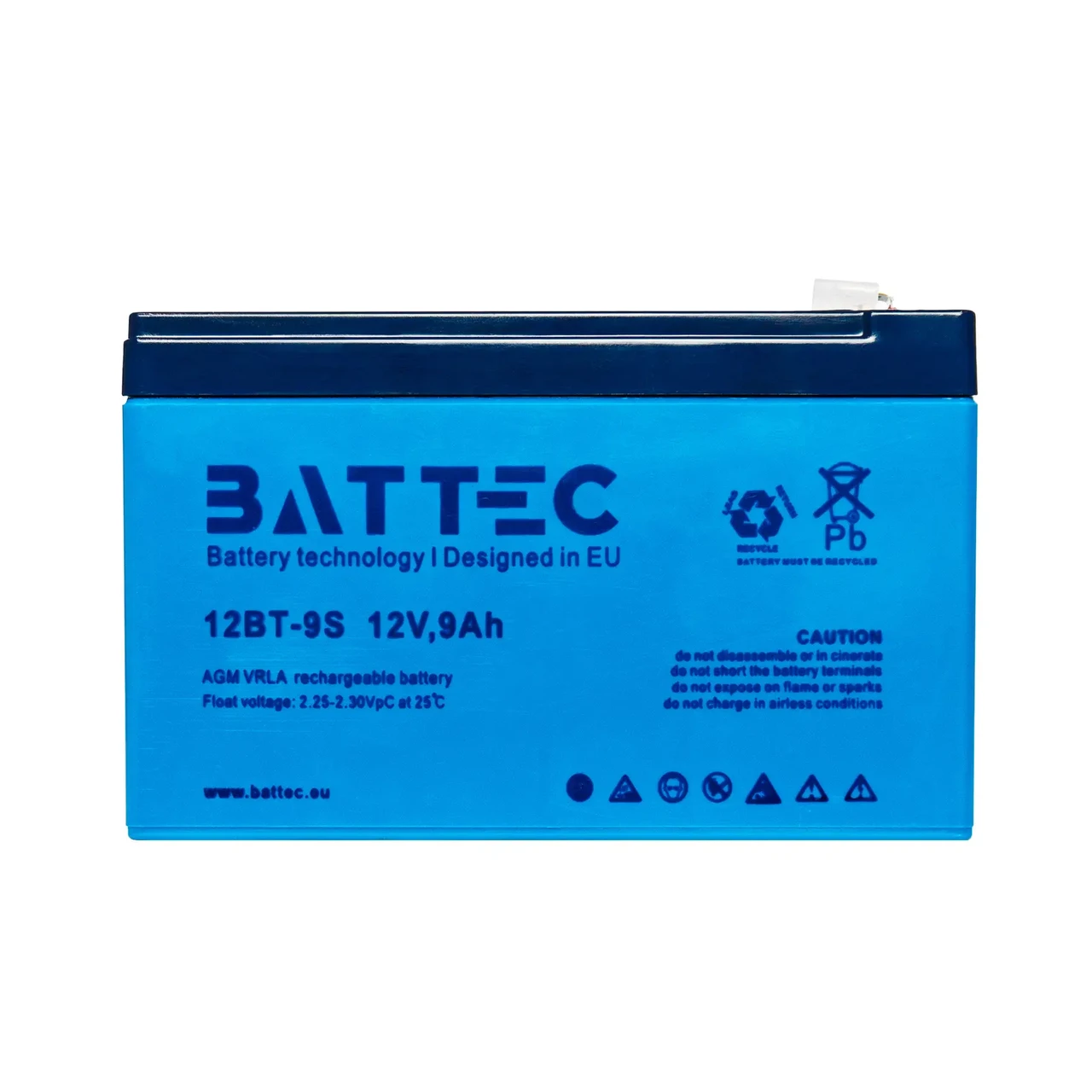 Акумуляторна батарея AGM BATTEC 12BT-9S 12V 9Ah