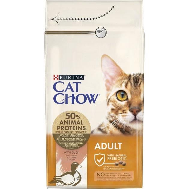 Корм сухой для кошек Purina Cat Chow с уткой 1,5 кг (7613035394117)