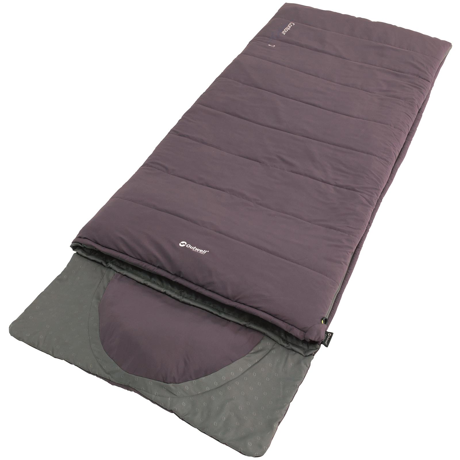 Спальный мешок Outwell Contour Reversible +2 °C right Dark Purple (230372)